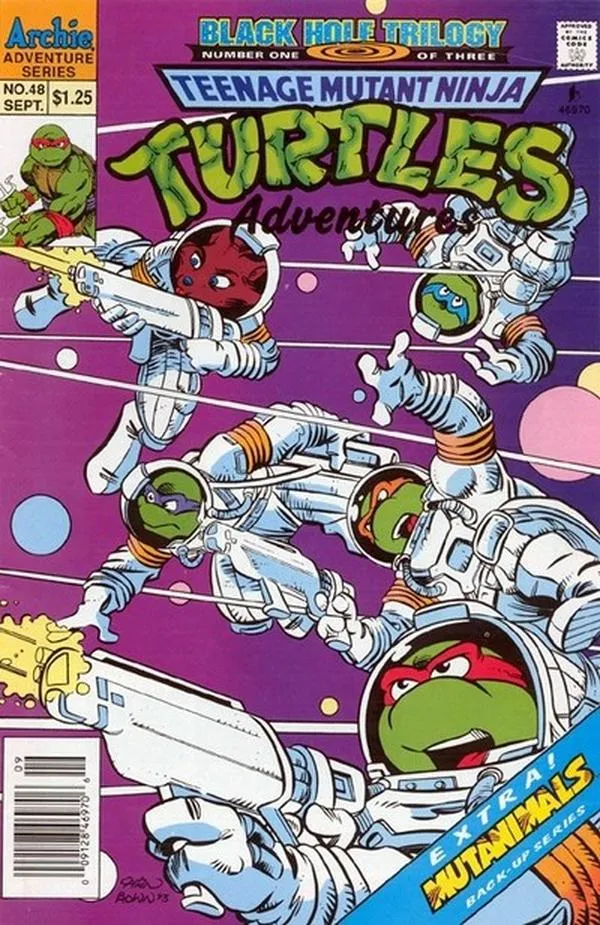 Cover of Teenage Mutant Ninja Turtles Adventures #48