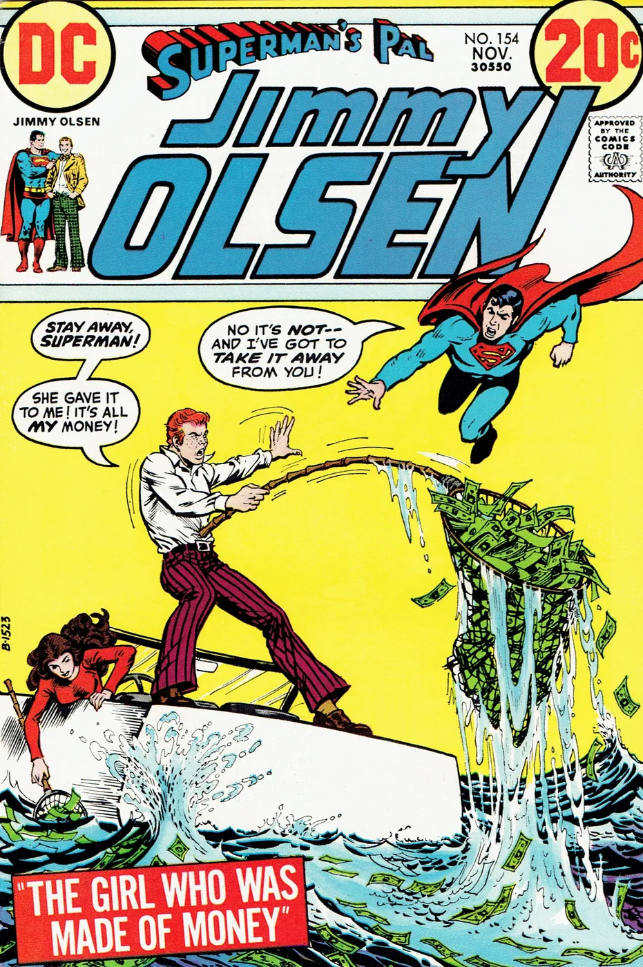 Cover of Superman's Pal, Jimmy Olsen #154