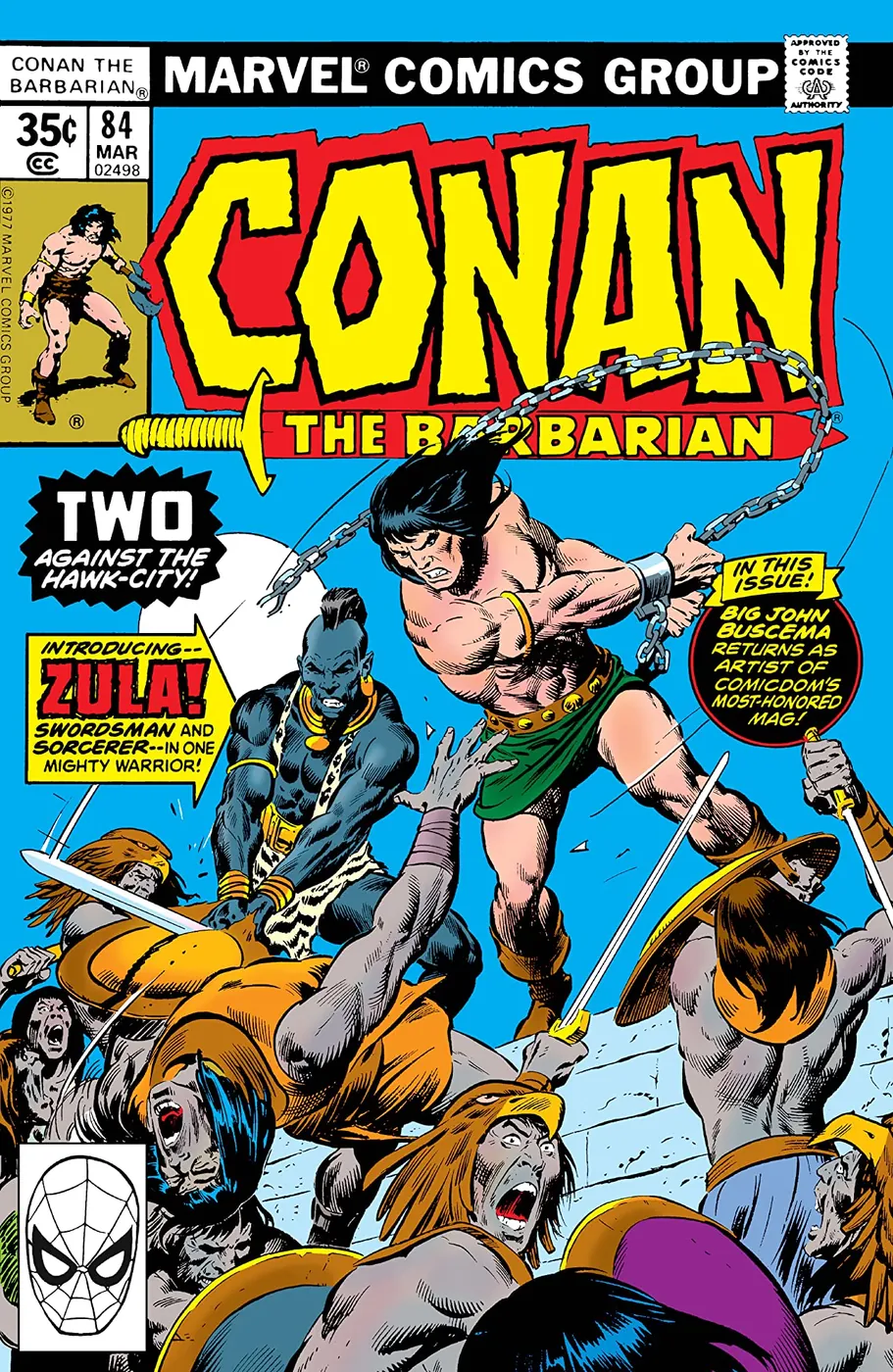 Cover of Conan the Barbarian #84