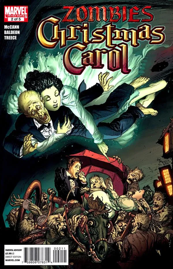 Cover of Marvel Zombies Christmas Carol #2