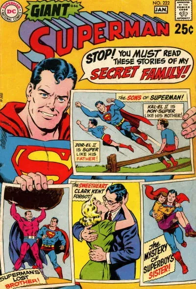 Cover of Superman #222