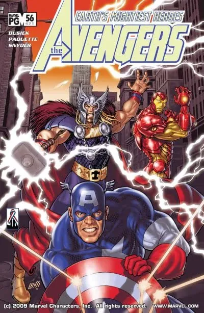 Cover of Avengers #56 (471)