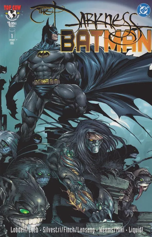 Cover of The Darkness / Batman #1