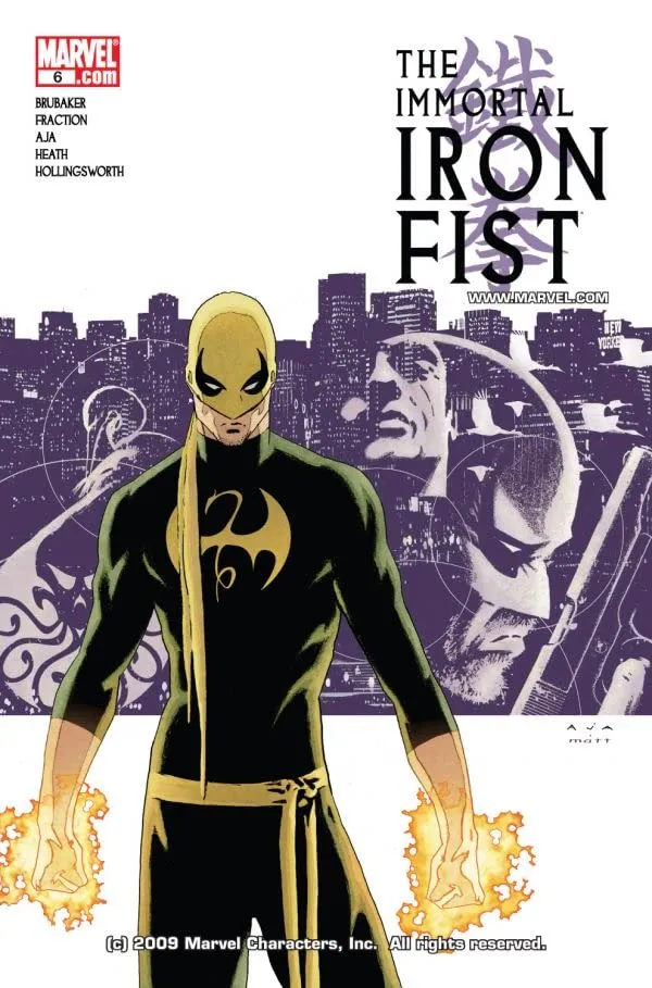 Cover of The Immortal Iron Fist #6