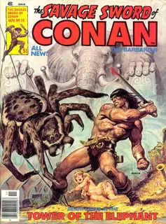 Cover of The Savage Sword of Conan #24