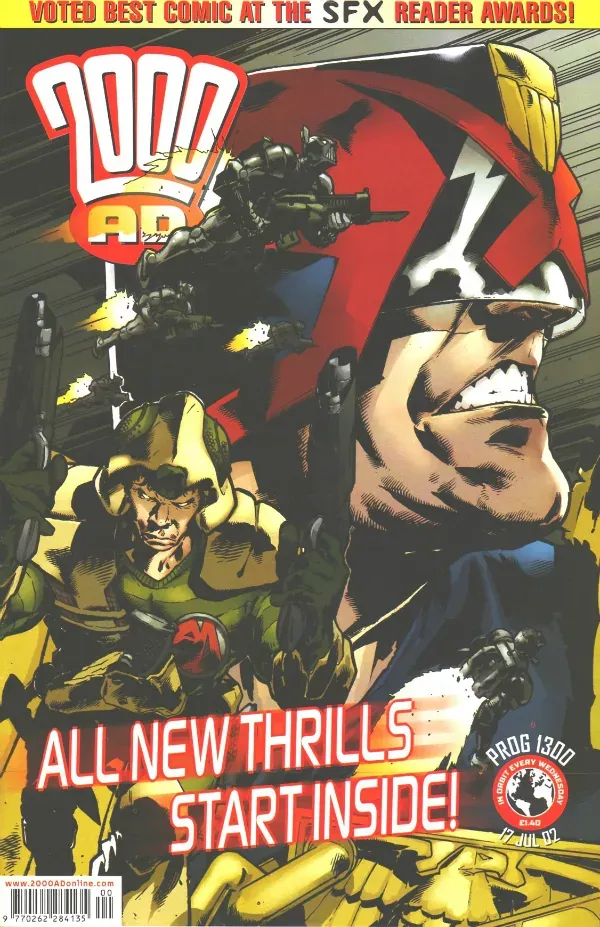 Cover of 2000 AD #1300