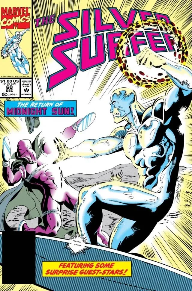 Cover of Silver Surfer #60