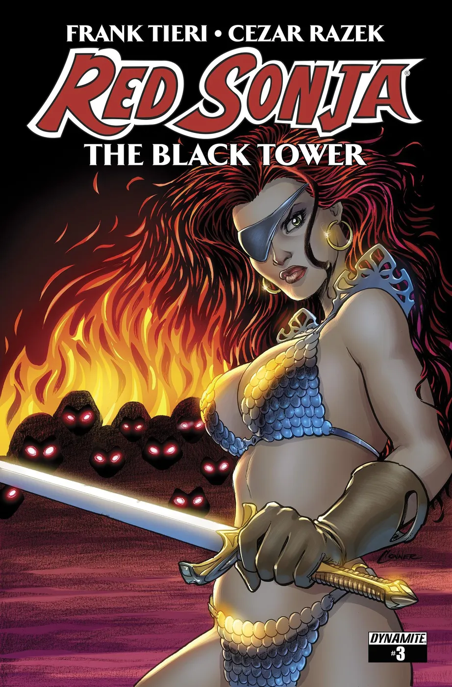 Cover of Red Sonja: The Black Tower #3
