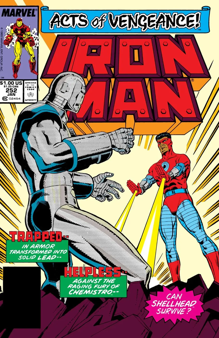 Cover of Iron Man #252