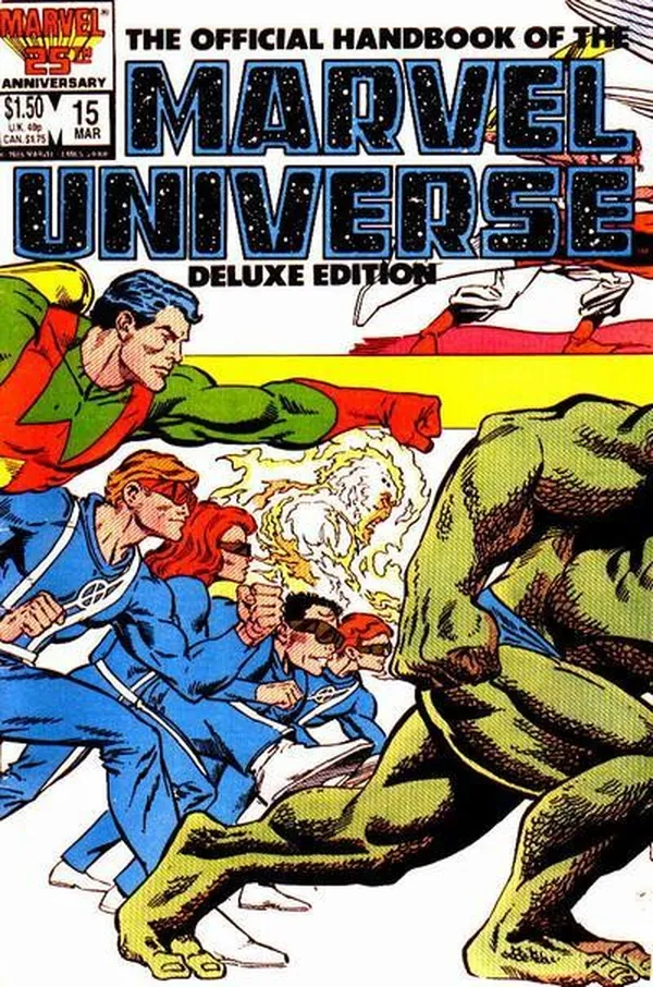 Cover of The Official Handbook of the Marvel Universe #15