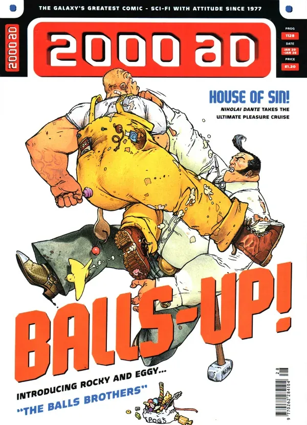 Cover of 2000 AD #1128