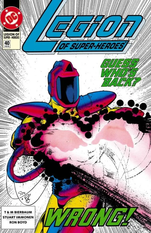 Cover of Legion of Super-Heroes #40