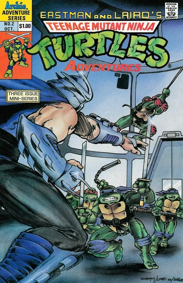 Cover of Teenage Mutant Ninja Turtles Adventures #2