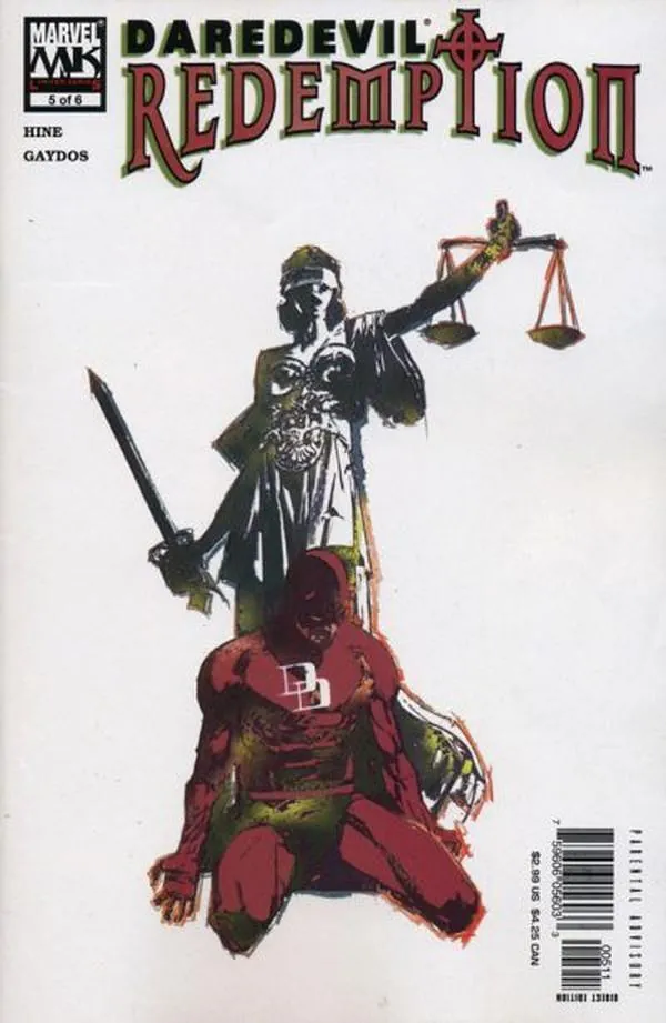 Cover of Daredevil: Redemption #5