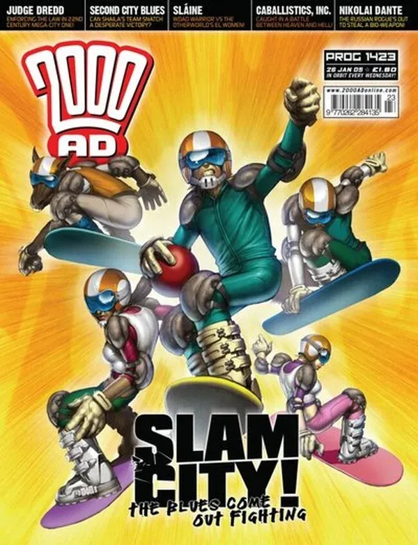 Cover of 2000 AD #1423