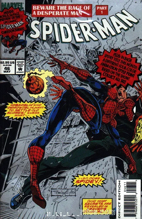 Cover of Spider-Man #46