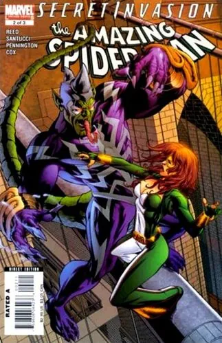 Cover of Secret Invasion: The Amazing Spider-Man #2