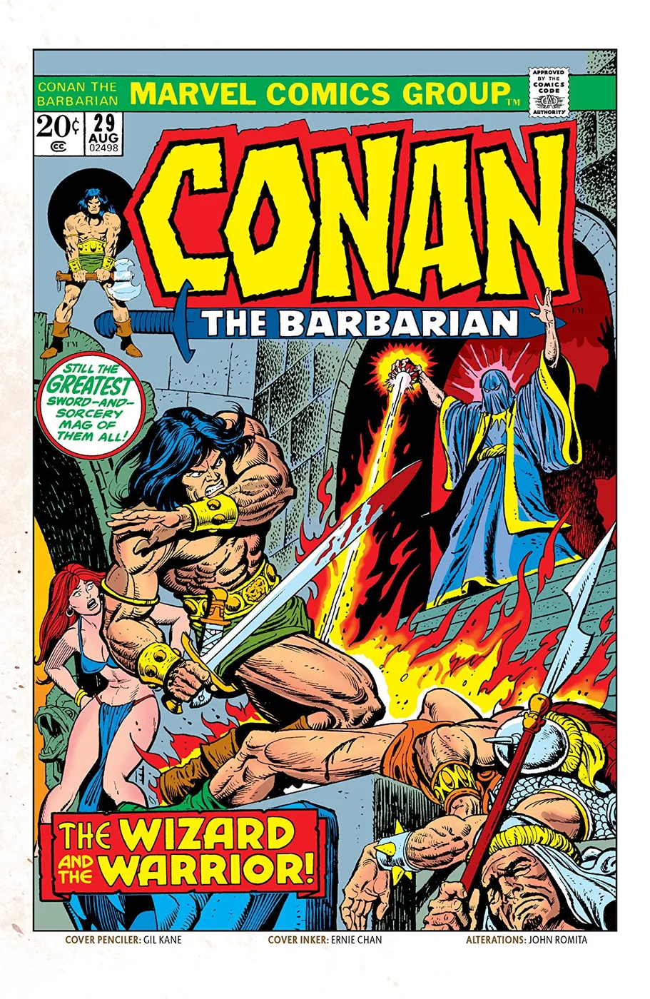 Cover of Conan the Barbarian #29