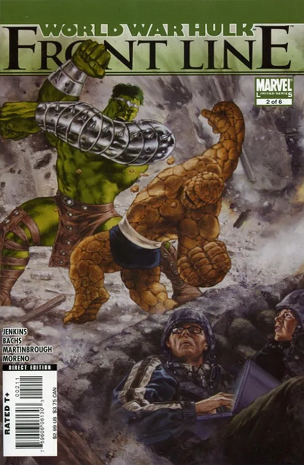 Cover of World War Hulk: Front Line #2
