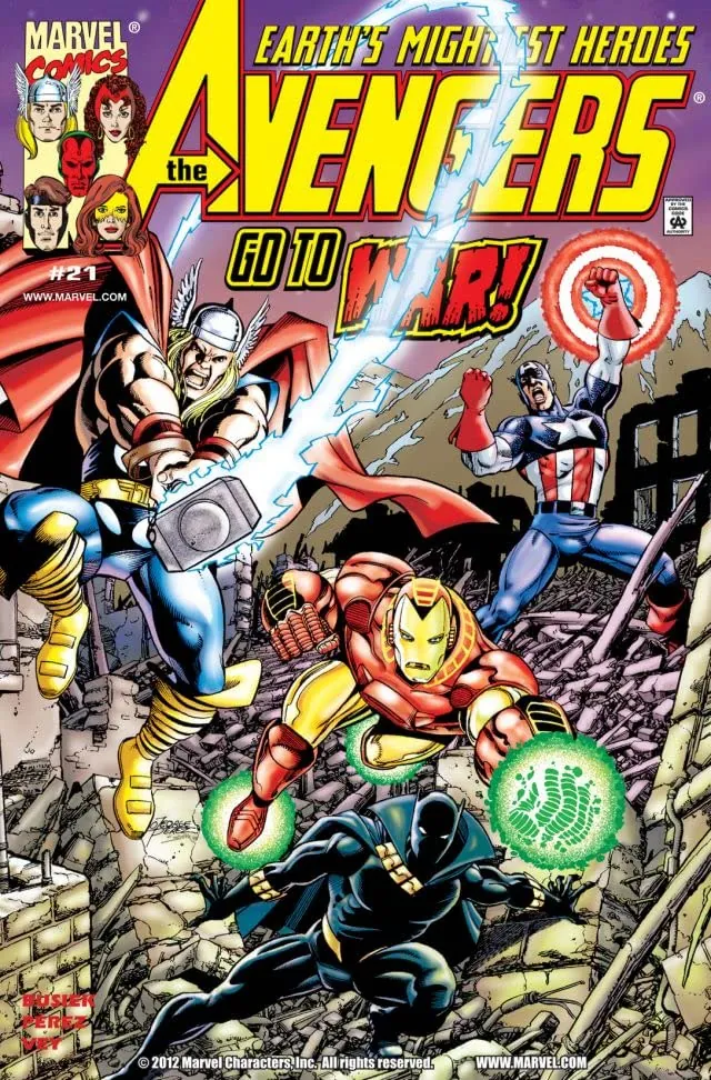 Cover of Avengers #21