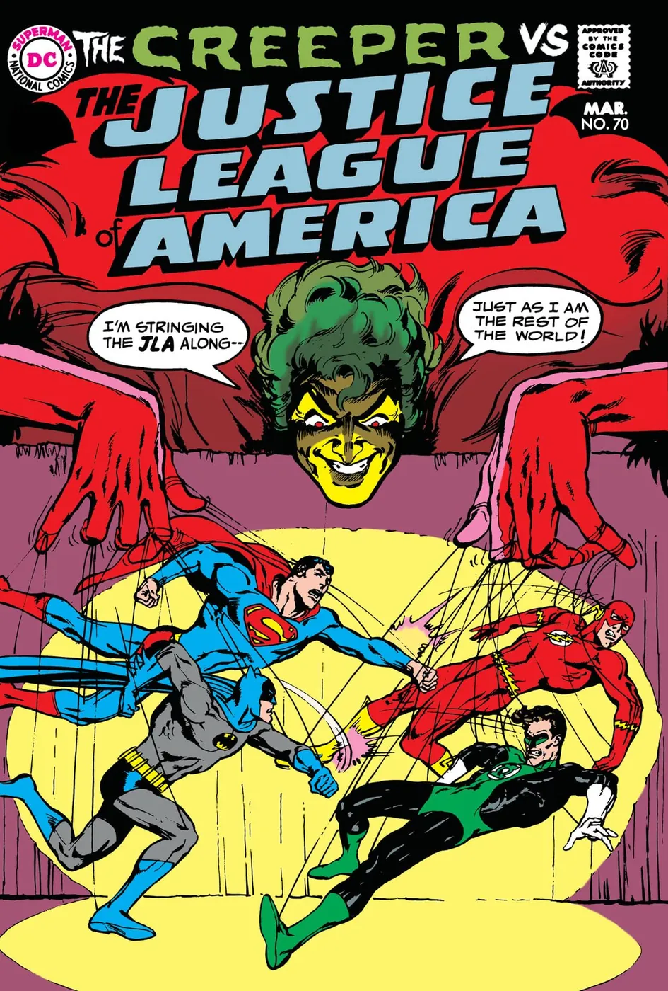 Cover of Justice League of America #70