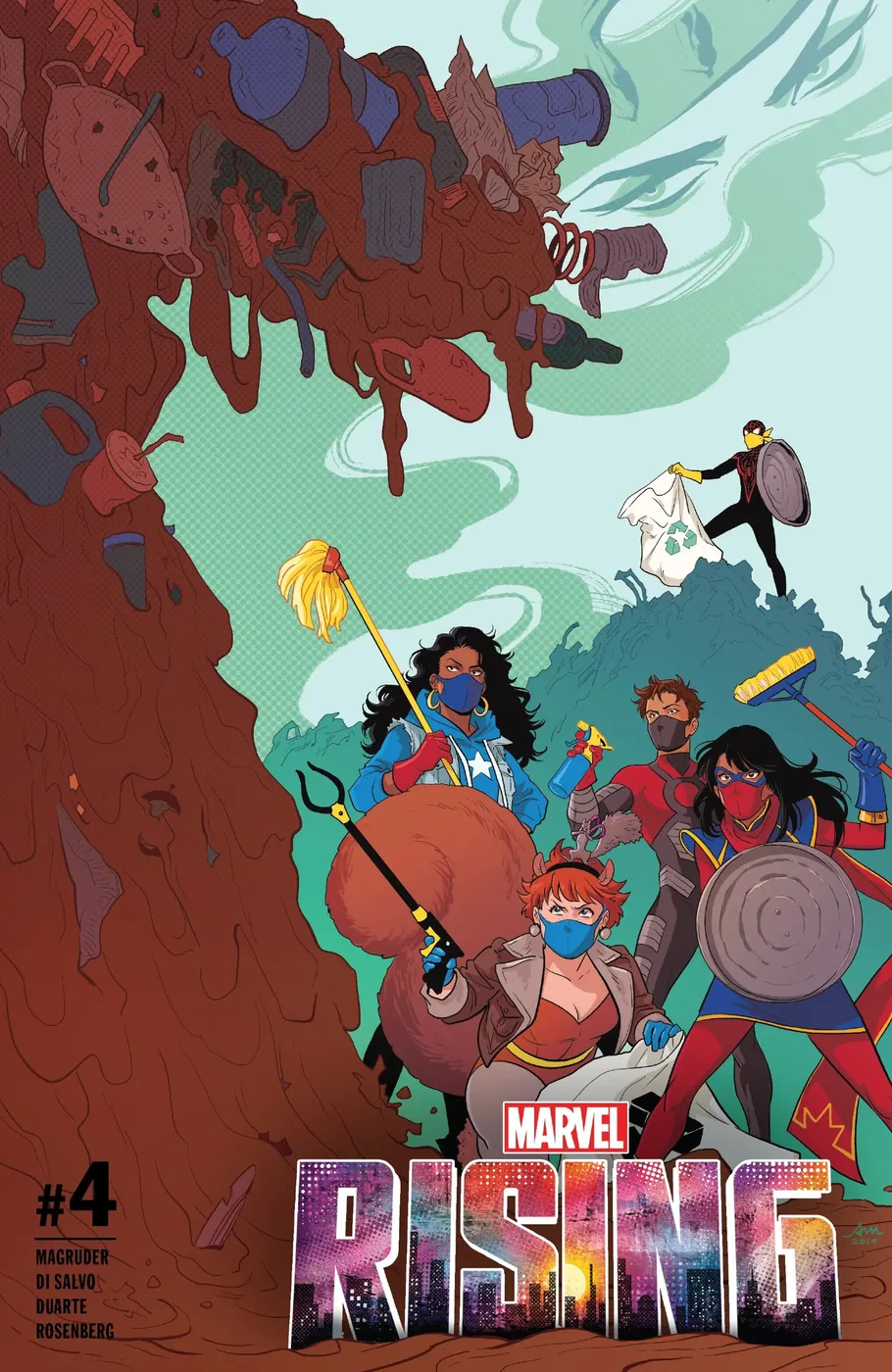 Cover of Marvel Rising #4