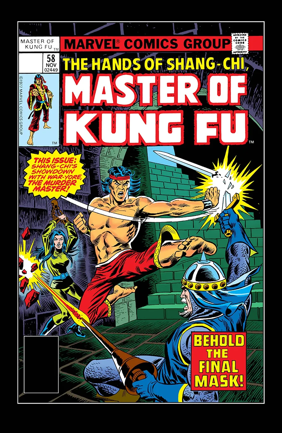 Cover of Master of Kung Fu #58