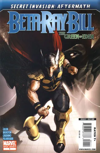 Cover of Secret Invasion Aftermath: Beta Ray Bill – The Green of Eden #1