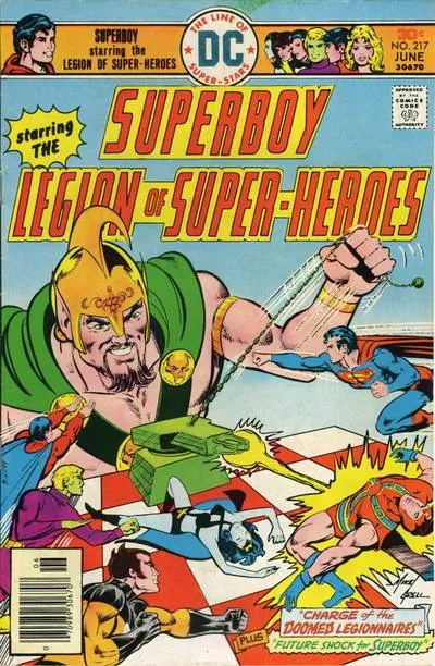 Cover of Superboy #217