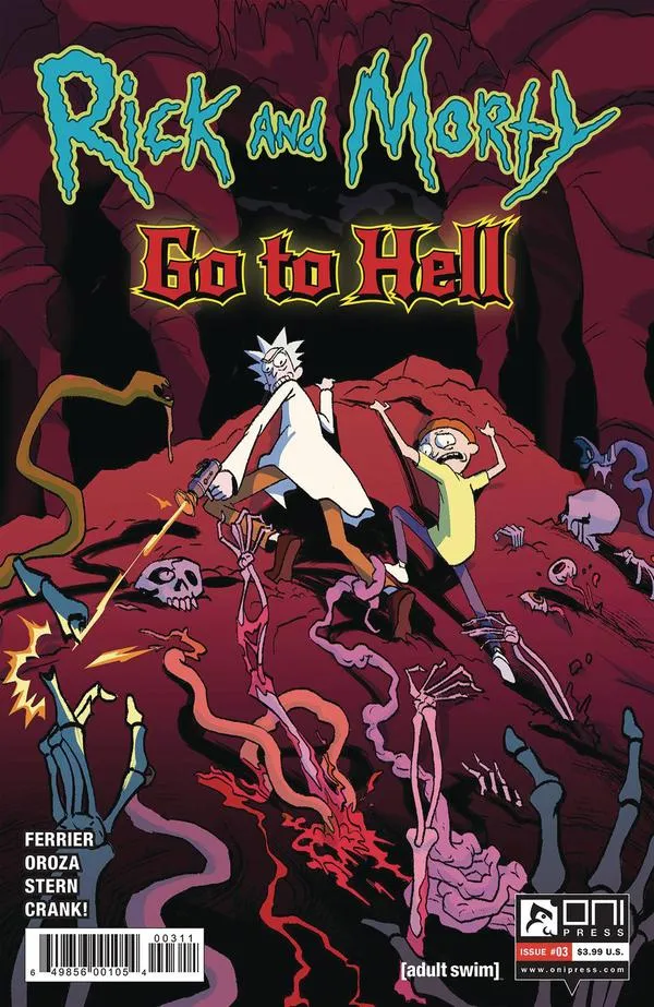 Cover of Rick and Morty Go to Hell #3