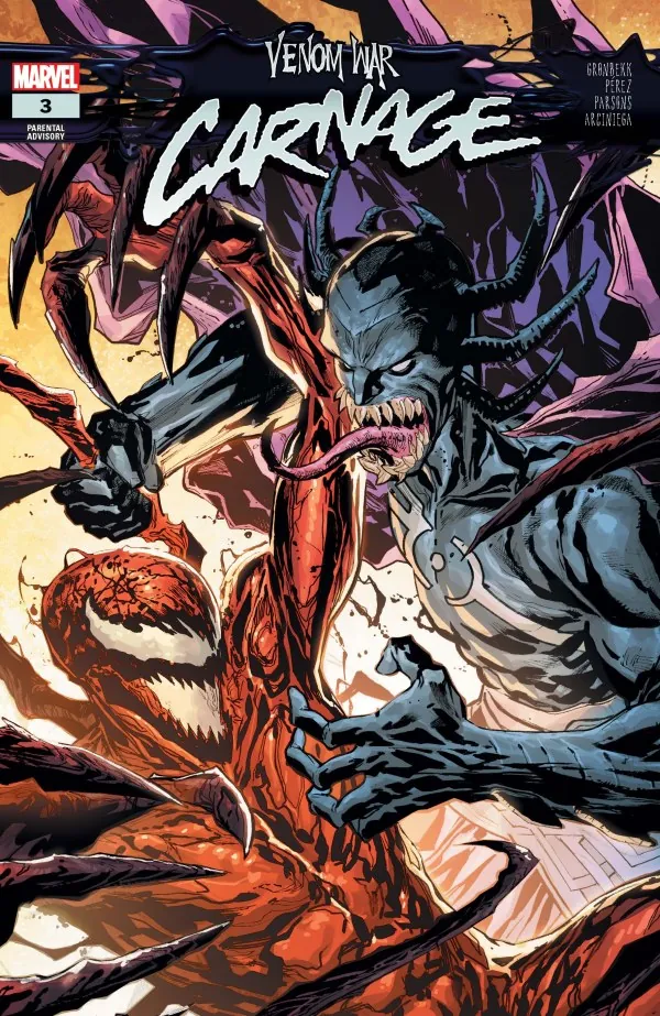 Cover of Venom War: Carnage #3