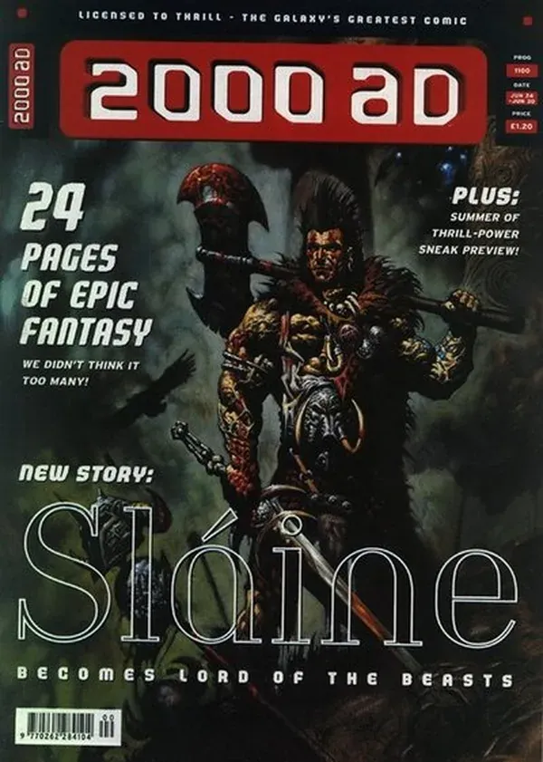 Cover of 2000 AD #1100