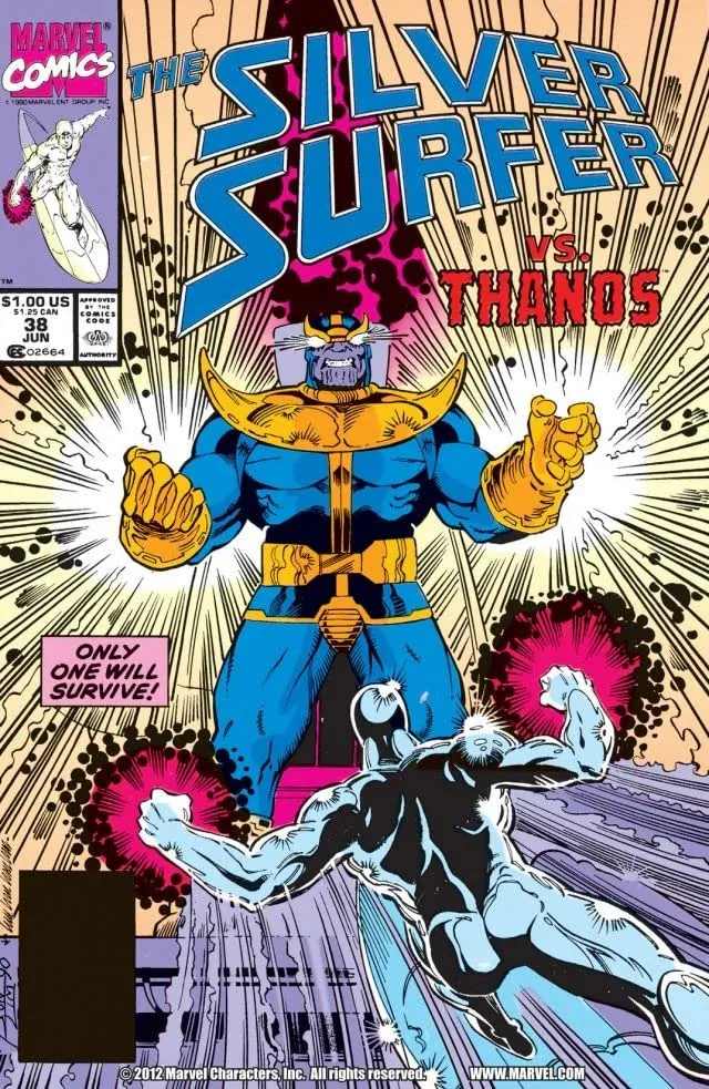 Cover of Silver Surfer #38
