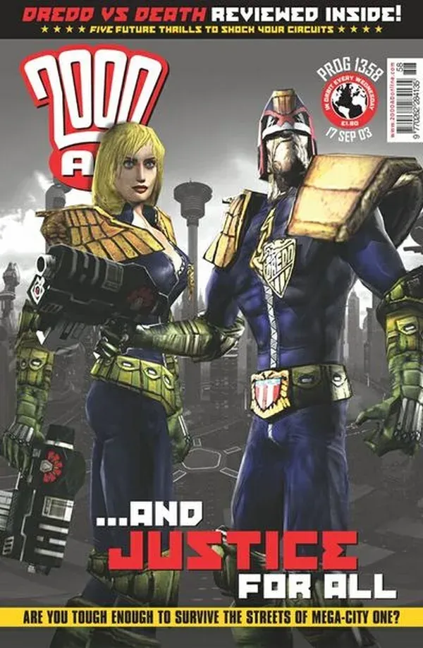 Cover of 2000 AD #1358
