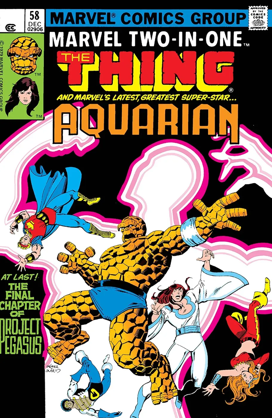 Cover of Marvel Two-in-One #58