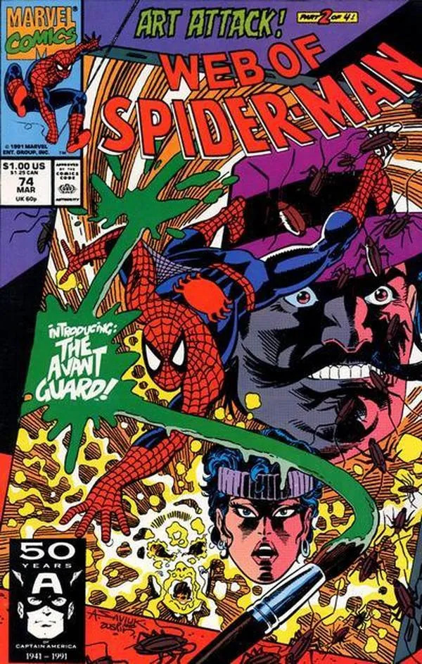 Cover of Web of Spider-Man #74