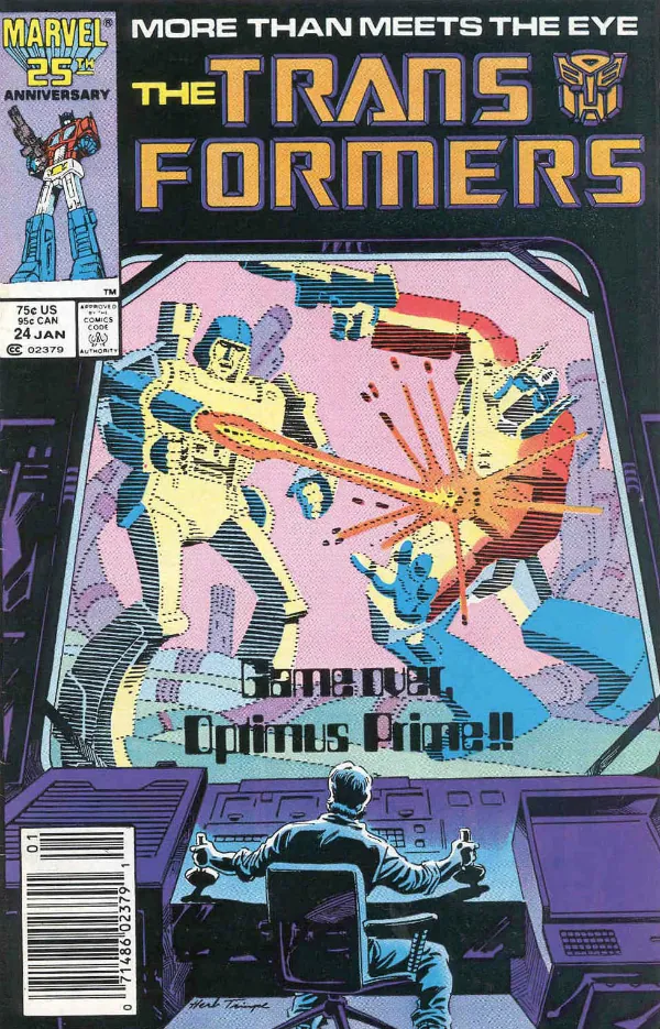 Cover of The Transformers #24