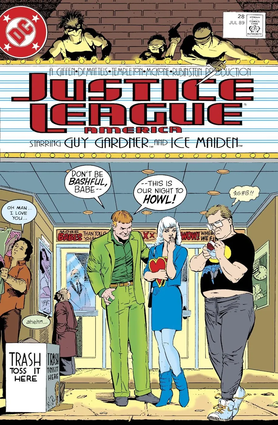 Cover of Justice League America #28