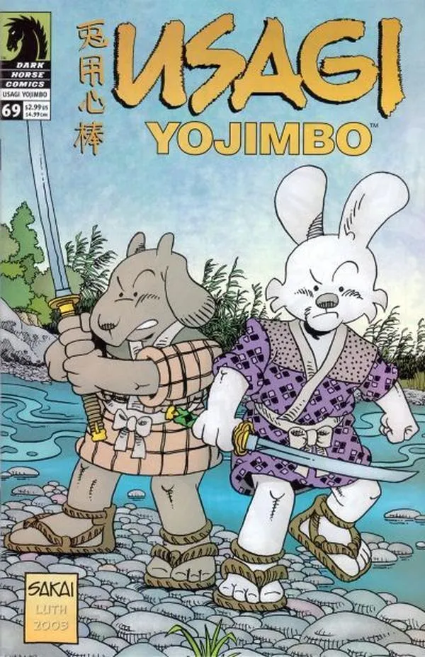 Cover of Usagi Yojimbo #69