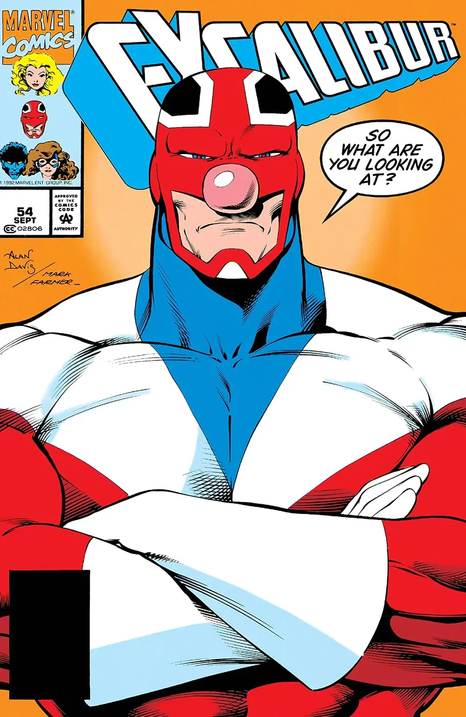 Cover of Excalibur #54