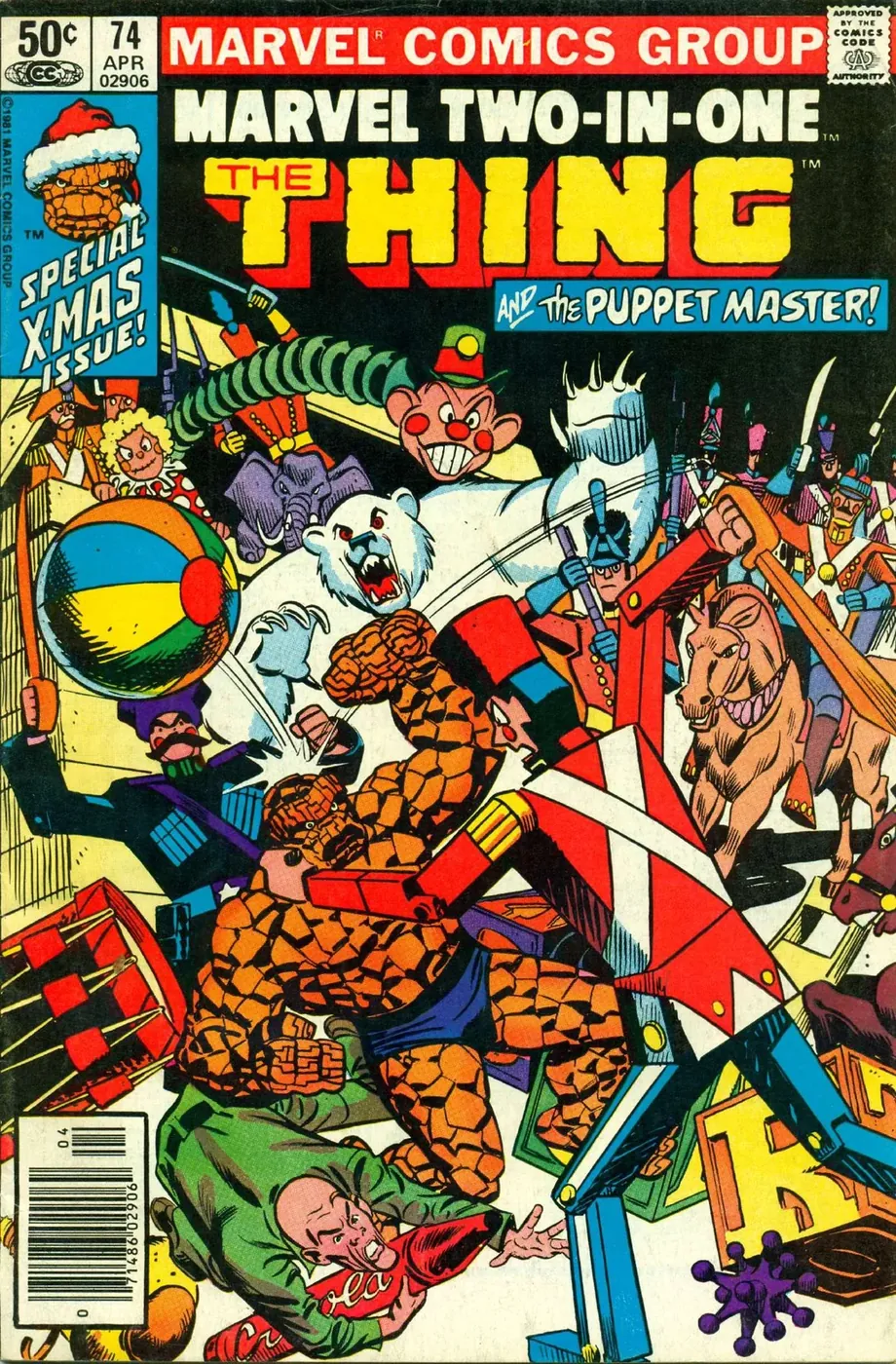 Cover of Marvel Two-in-One #74
