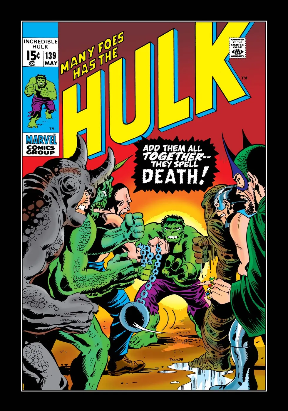 Cover of The Incredible Hulk #139