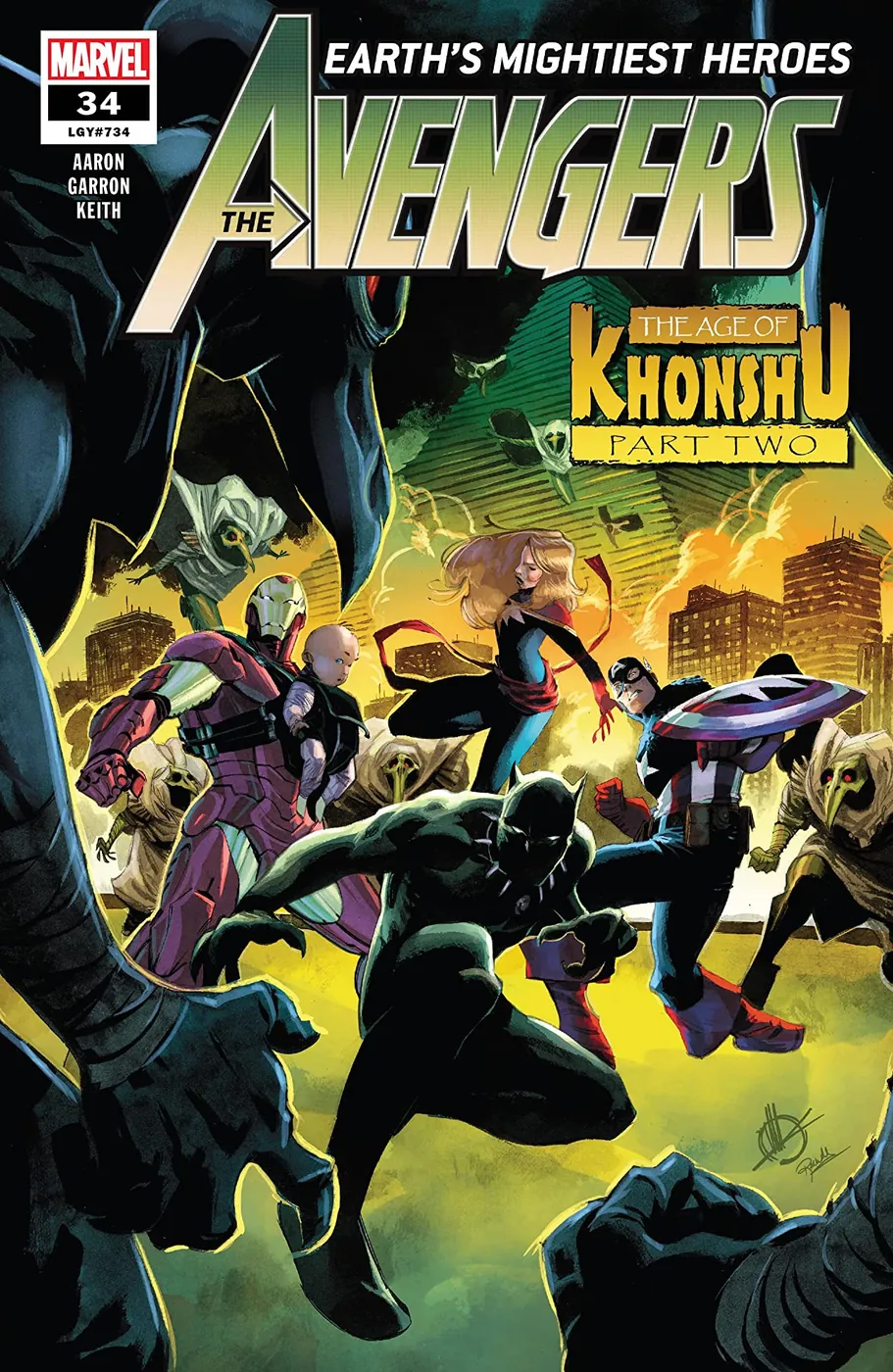 Cover of Avengers #34 (734)