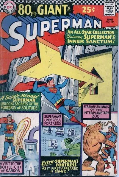 Cover of Superman #187
