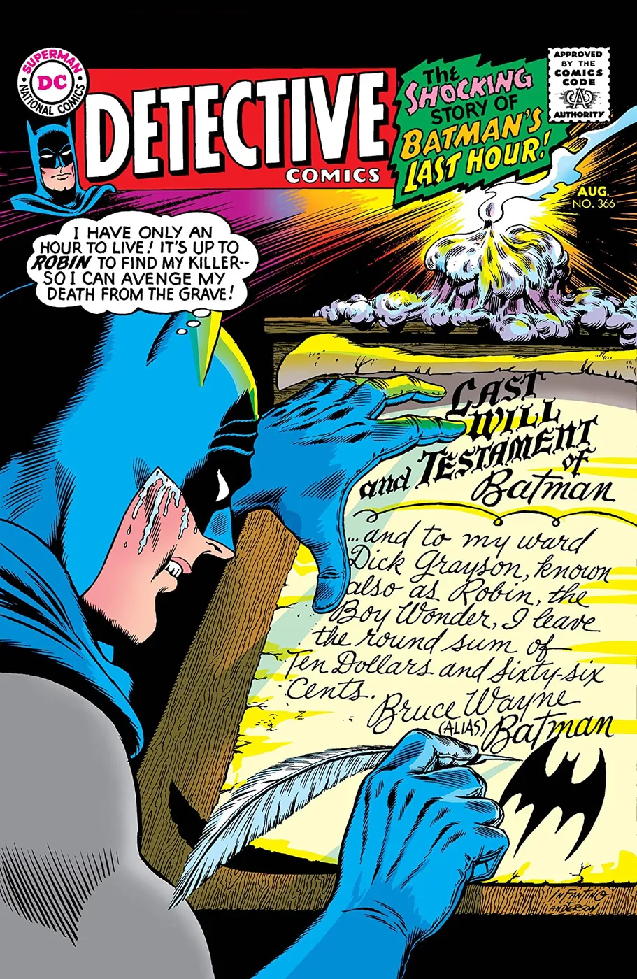 Cover of Detective Comics #366
