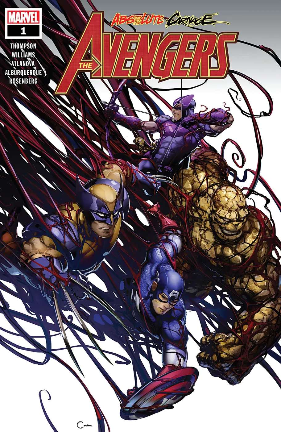 Cover of Absolute Carnage: Avengers #1