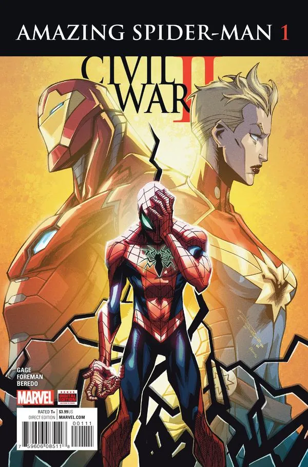 Cover of Civil War II: Amazing Spider-Man #1