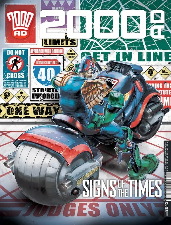Cover of 2000 AD #2043
