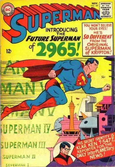 Cover of Superman #181
