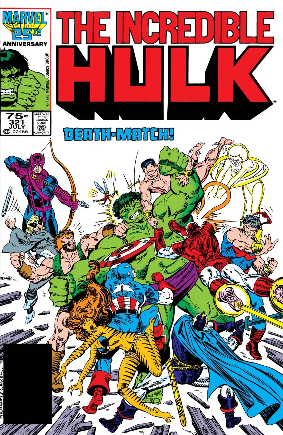 Cover of The Incredible Hulk #321